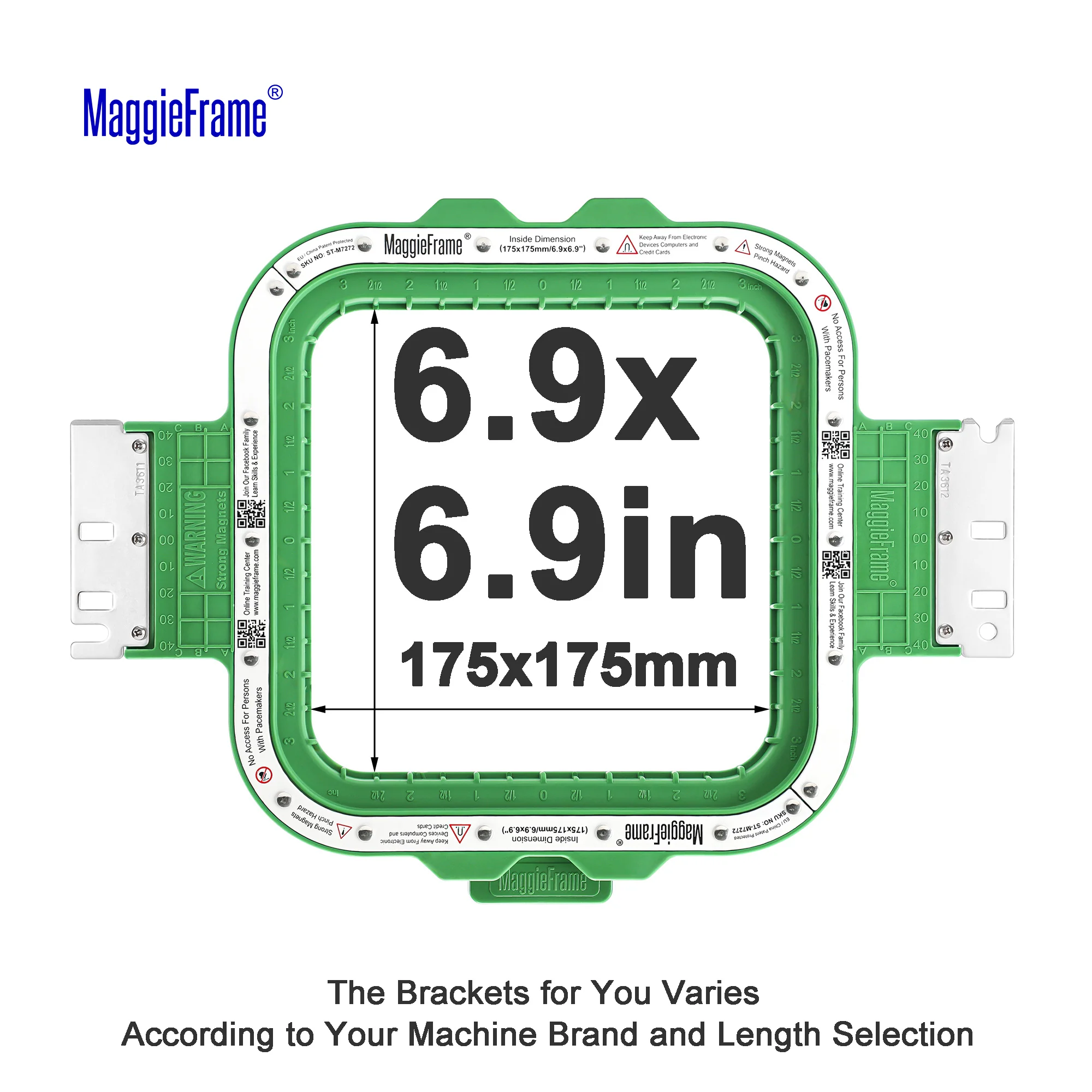 Industrial magnetic hoop